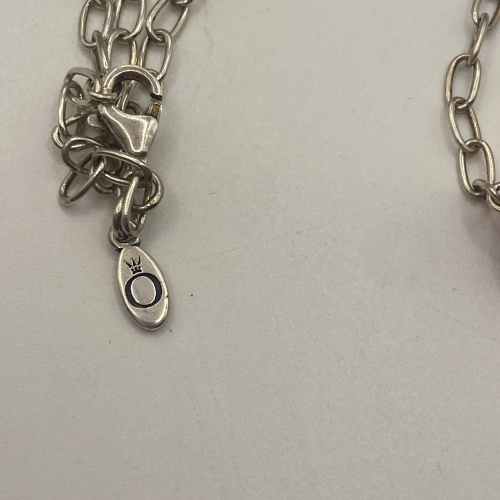 Vintage 925 Pandora Ale Ball Chain Heart Pendant Designs. 19” 9.09 grams - Picture 6 of 8